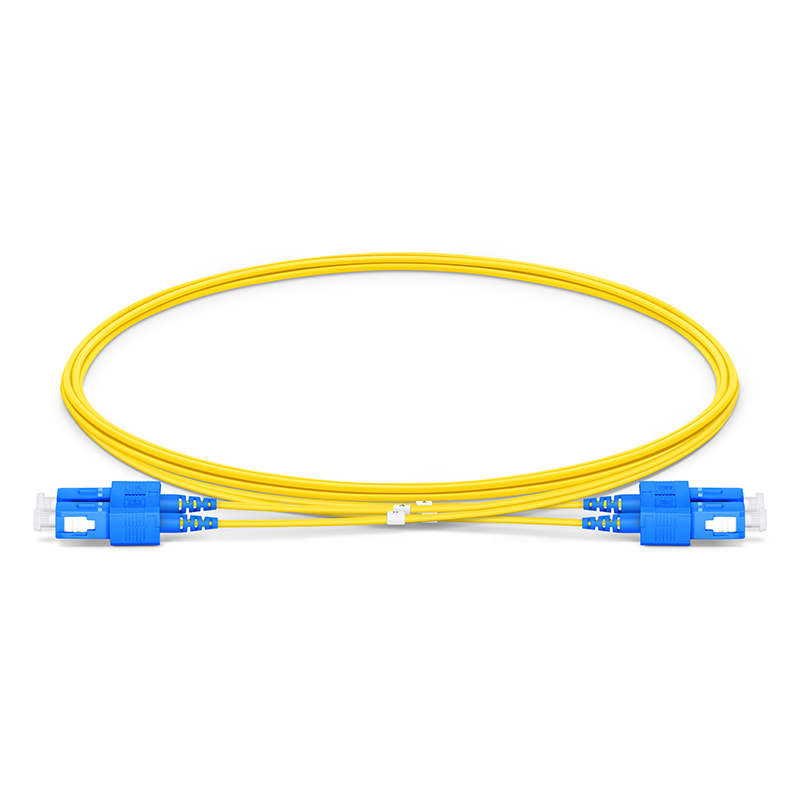 SC-SC UPC OS2 光纤跳线 | 单工和双工立管 (