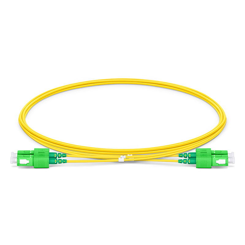 SC-SC APC 单工/双工单模光纤跳线，光纤跳线