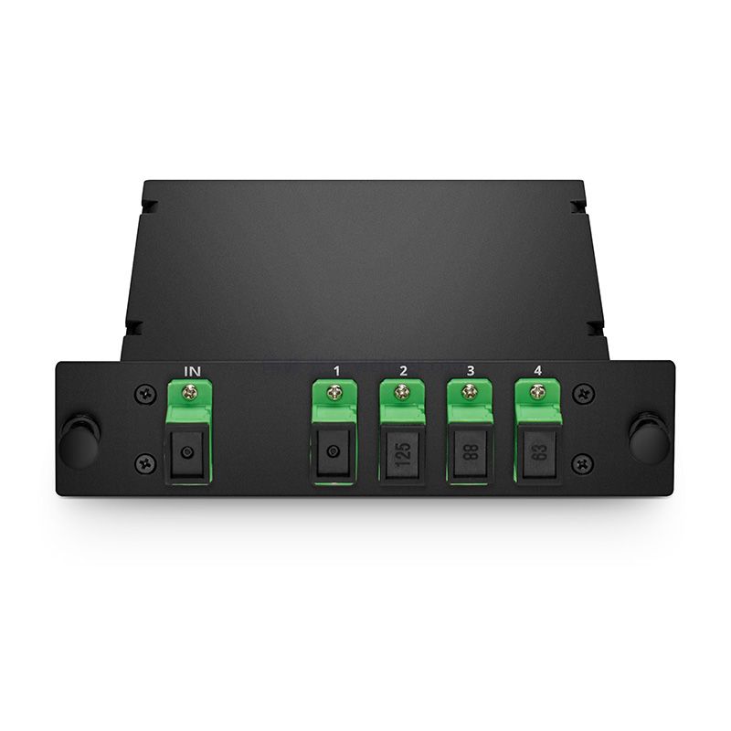 1×4 PLC光纤分路器（LGX 盒式｜SC/APC 预端接）—FTTH/PON